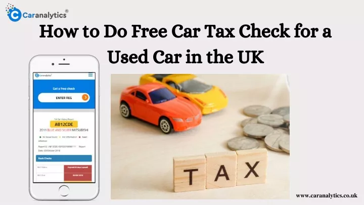 how to do free car tax check for a used