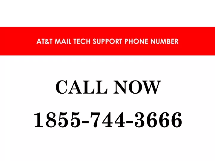 at t mail tech support phone number
