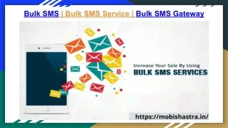 SMS Marketing | Promotional Bulk SMS | Bulk SMS Marketing