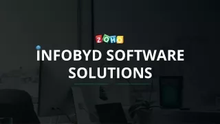 Infobyd | Zoho CRM Certified Consultant| Zoho Campaign