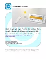 COVID-19 IgM IgG Rapid Test Kits Market pdf - slide 1