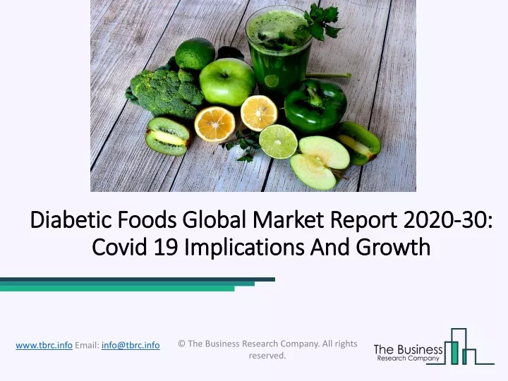 diabetic foods global market report 2020 diabetic