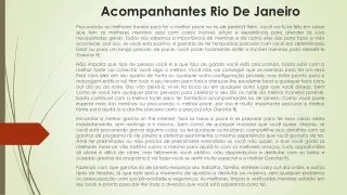 acompanhantes rio de janeiro