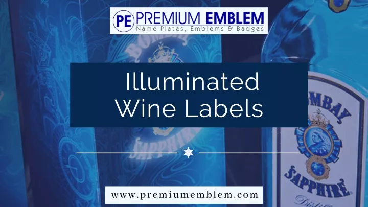 illuminated wine labels