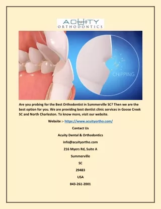 are you probing for the best orthodontist
