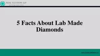 5 facts about lab made diamonds