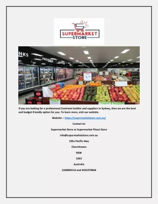 Grocery Store Fit Out -|( Supermarketstore.com.au )