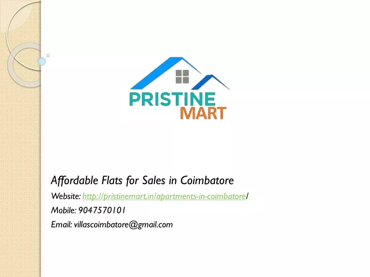 affordable flats for sales in coimbatore website