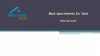 Best Apartments for Sale