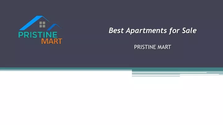 best apartments for sale pristine mart