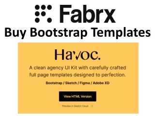 buy bootstrap templates
