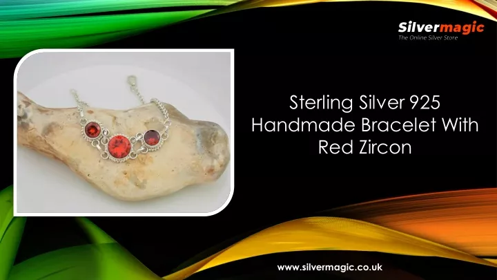 sterling silver 925 handmade bracelet with