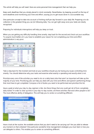 this article will help you will need here