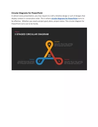 circular diagrams for powerpoint in almost every