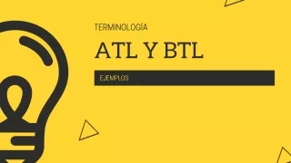 terminolog a atl y btl