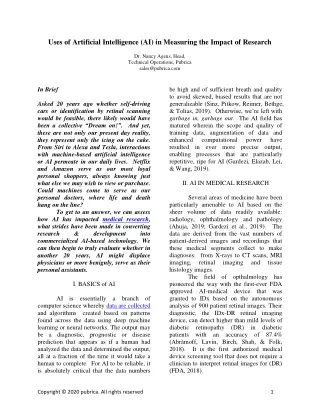 uses of artificial intelligence ai in measuring