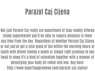 Parazol Caj