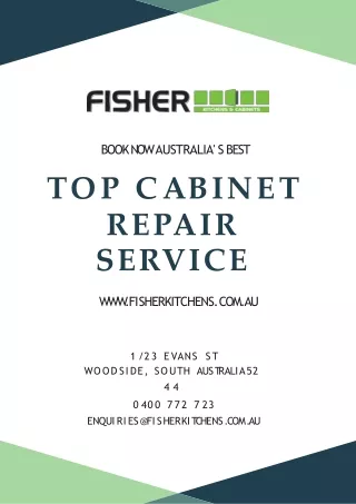 Best Kitchen Cabinet Repair Services Offer Customised Services