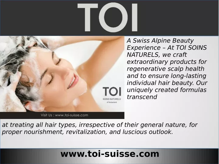 a swiss alpine beauty experience at toi soins