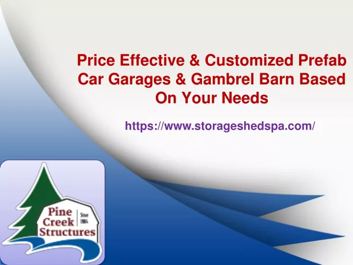 price effective customized prefab car garages gambrel barn based on your needs