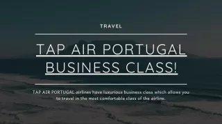 TAP AIR PORTUGAL BUSINESS CLASS