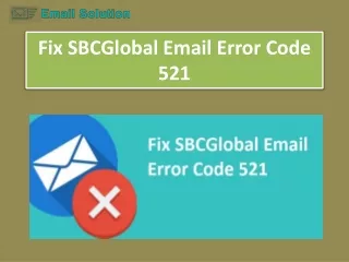 fix sbcglobal email error code 521