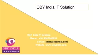 Digital Marketing Company In Pune - OBY India IT Solution