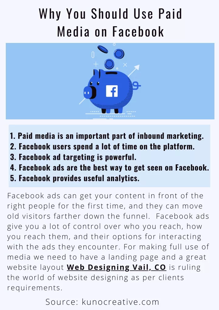 why you should use paid media on facebook
