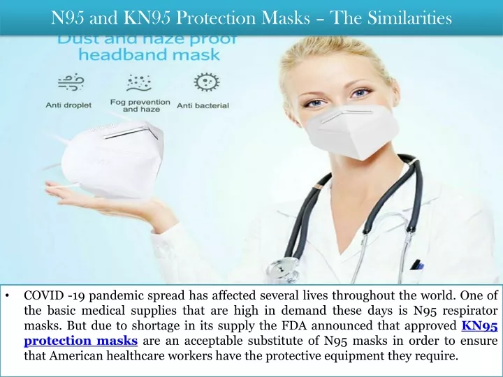 n95 and kn95 protection masks the similarities