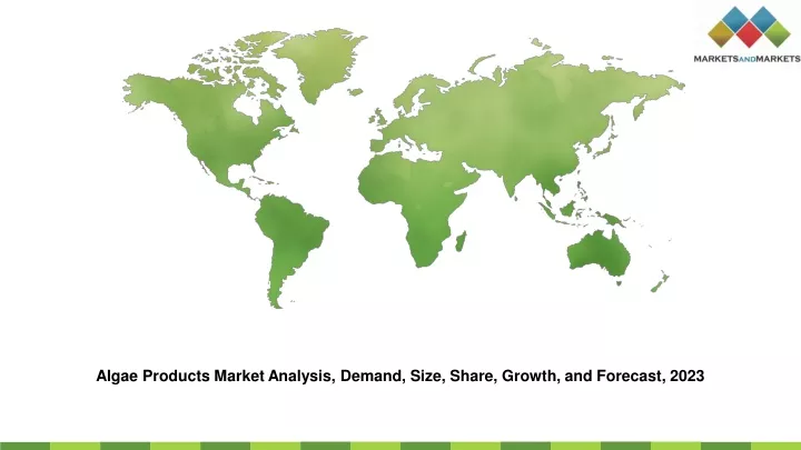 algae products market analysis demand size share