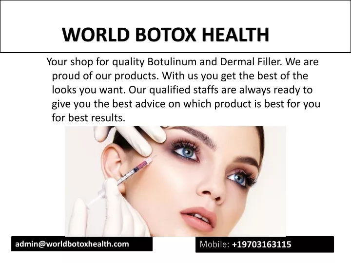 world botox health