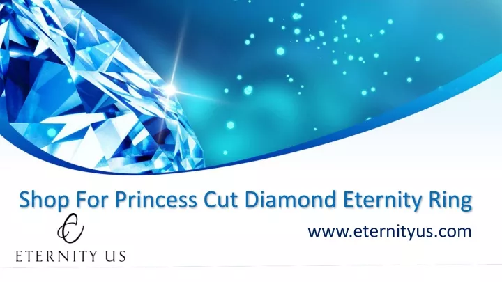 shop for princess cut diamond eternity ring