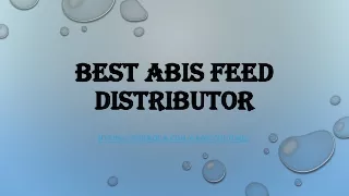 best abis feed distributor