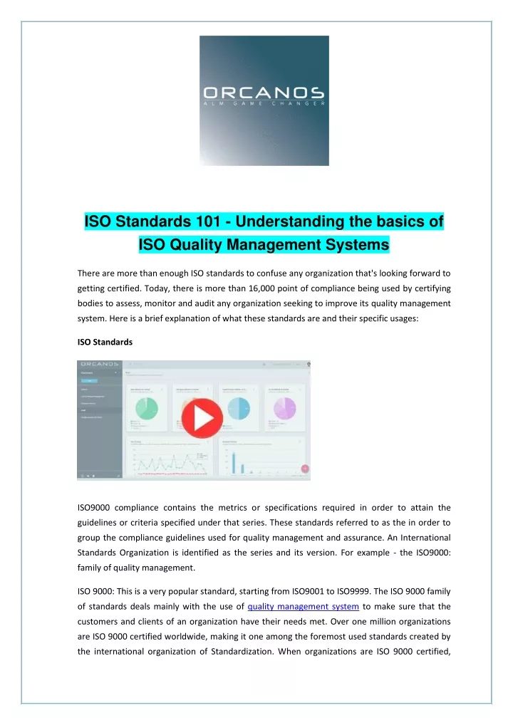 iso standards 101 understanding the basics