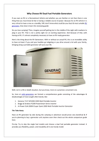 Solid Generators
