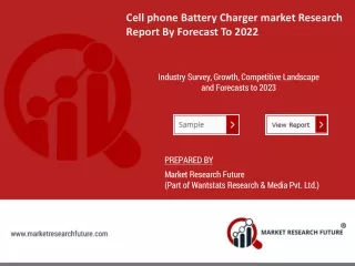 cell phone battery charger market research report