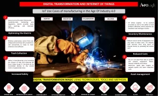 IoT Use Cases of Manufacturing in the Age of Industry 4.0