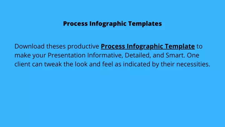 process infographic templates