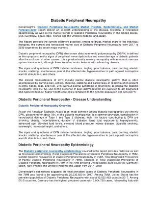 diabetic peripheral neuropathy