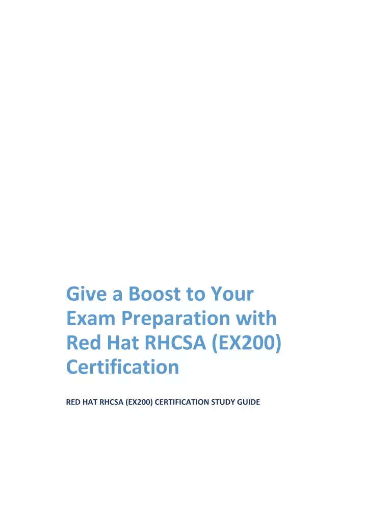 give a boost to your exam preparation with