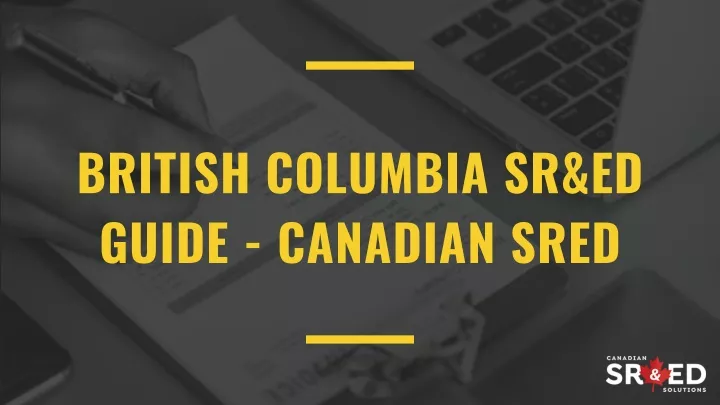 british columbia sr ed guide canadian sred
