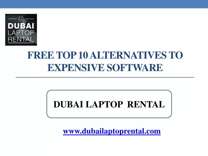 free top 10 alternatives to expensive software