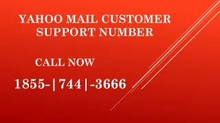 yahoo mail customer support number