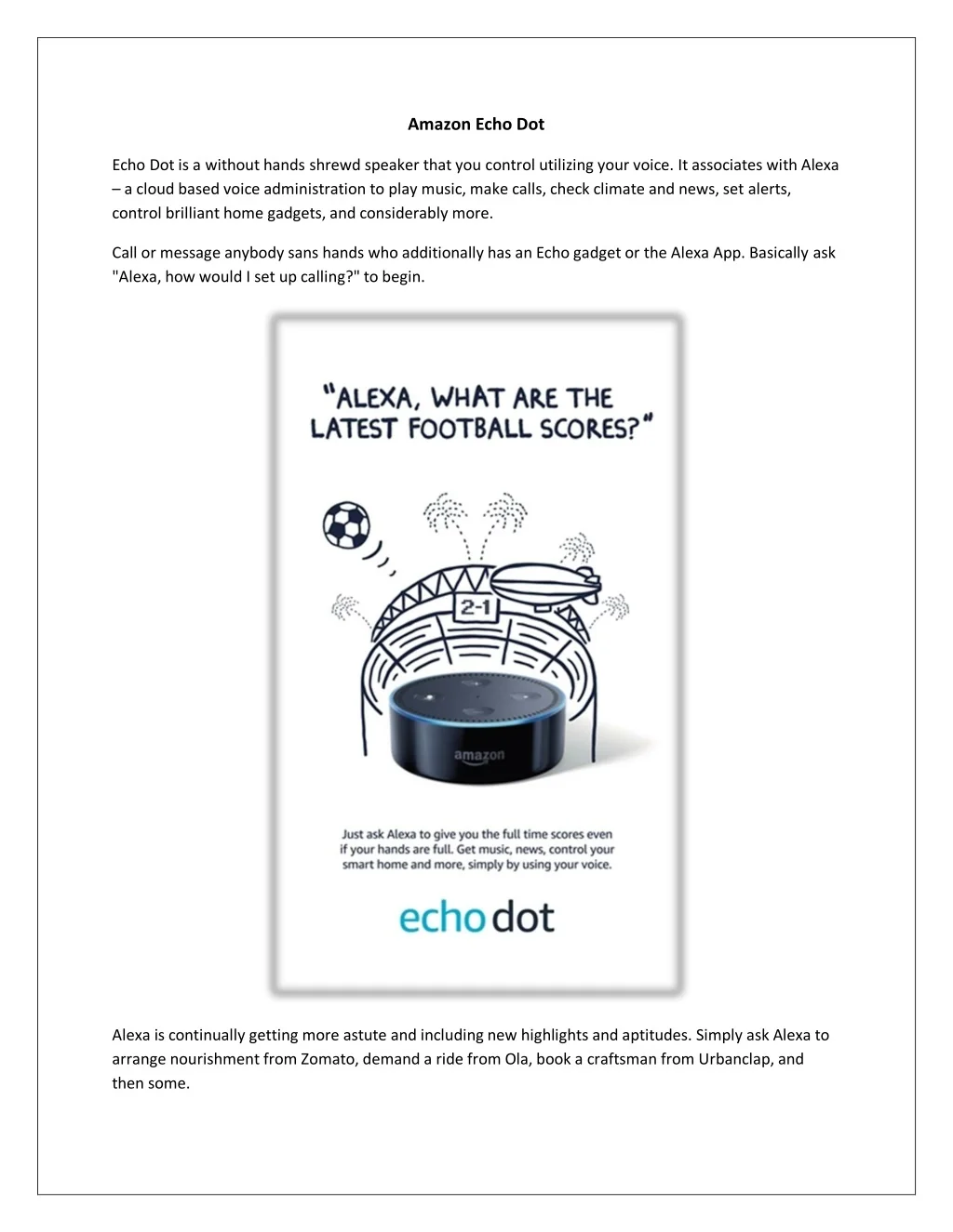 PPT - Amazon Echo Dot PowerPoint Presentation, free download - ID:9904825