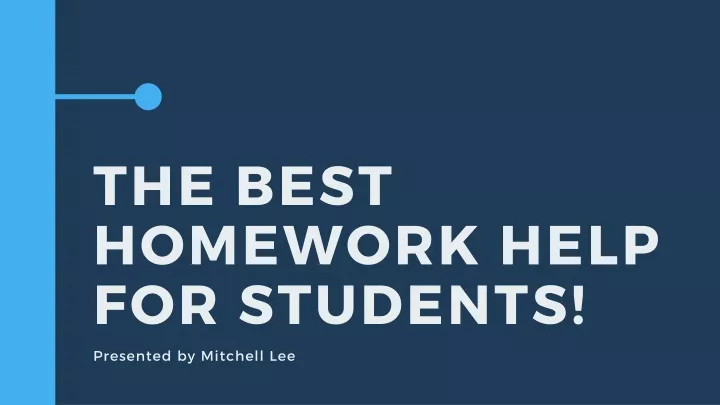 the best homework help for students