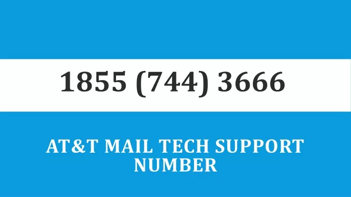 at t mail tech support number