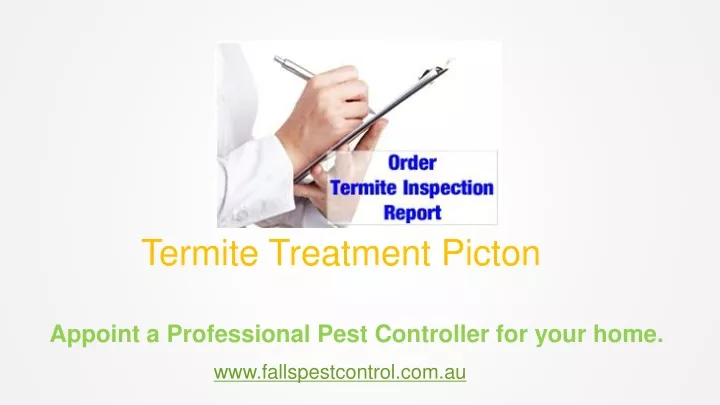 termite treatment picton