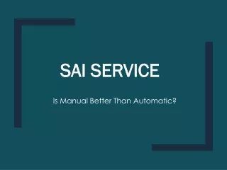 Is Manual Better Than Automatic?