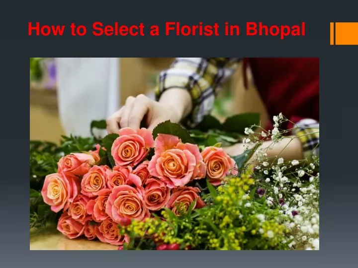 how to select a florist in bhopal