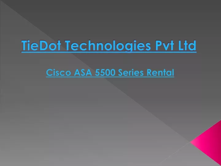 tiedot technologies pvt ltd